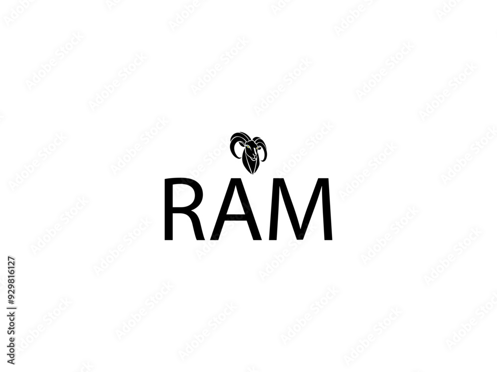 Ram Logo Images vector design