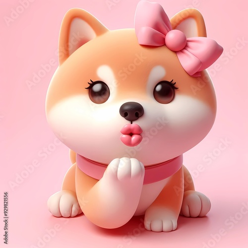 Pink Shiba Inu