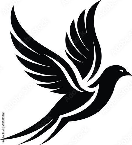 bird silhouette vector eps
