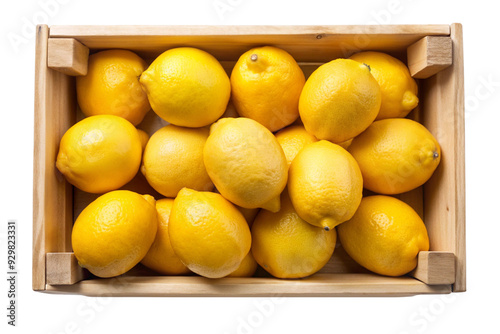 Fresh Lemons in a Box