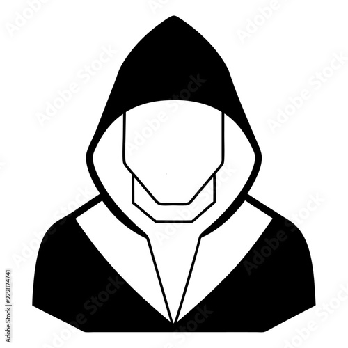 Hacker Head hacker head ethical hacker hacker art criminal face cyber criminal silhouette woman face illustration vector business person black head businessman people cartoon suit icon design