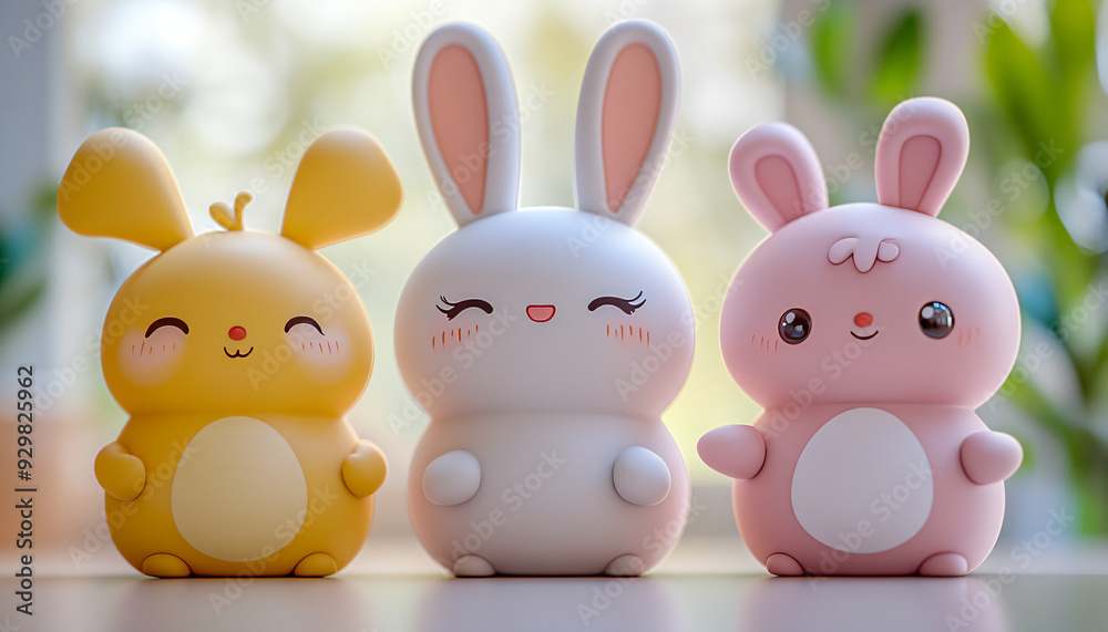 Cute Bunny Friends. Cute Bunny Friends.