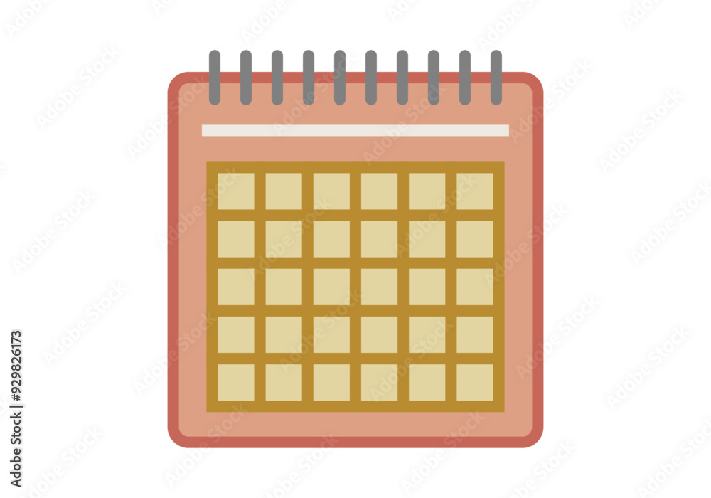 Calendario naranja y amarillo mensual Calendario naranja y amarillo mensual