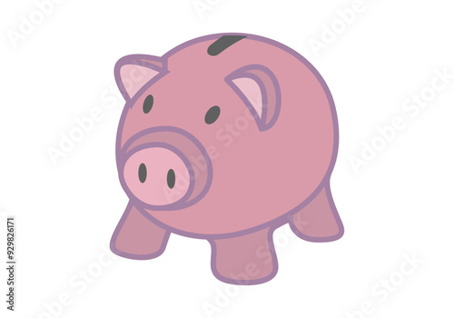 Hucha rosa de cerdito para ahorrar