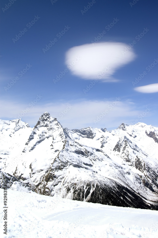 Obraz premium Ski resort