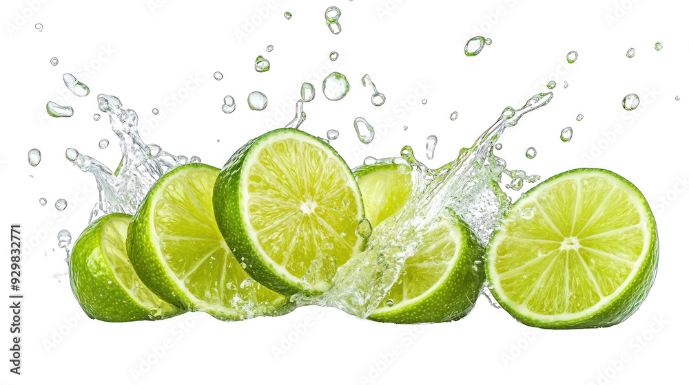 A refreshing splash of lime transparant background png A refreshing splash of lime transparant background png