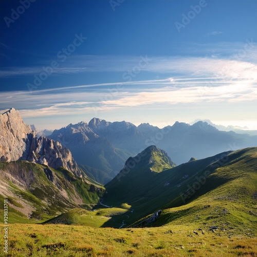 landscape with sky and clouds