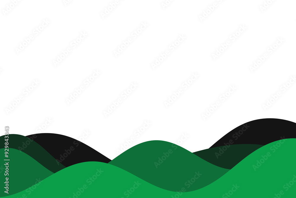 Obraz premium green and black abstract background suitable for banners, websites, posters, presentations