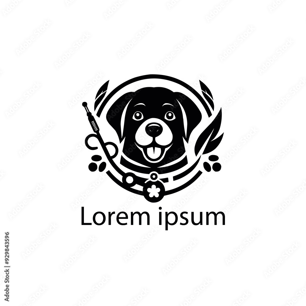 Pet animal logo design concept Pet animal logo design concept