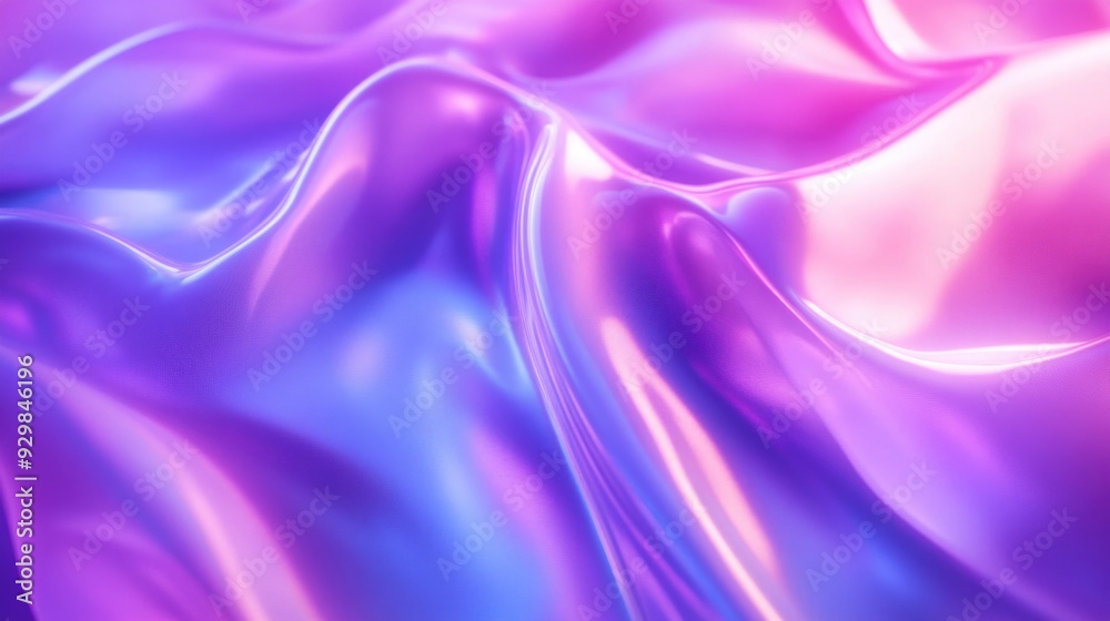 Obraz premium Pink and Purple Fabric Close Up