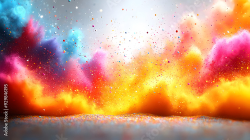 A vibrant explosion of colo...