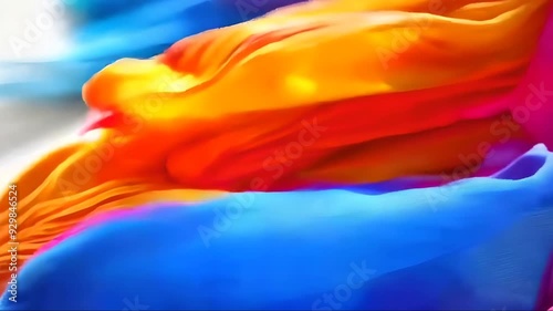 red yellow and blue abstract Background