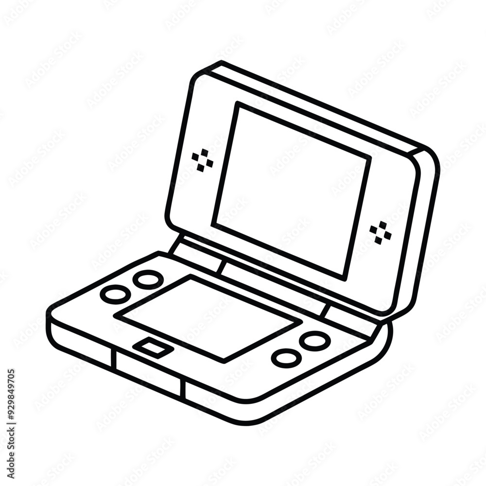 Gaming Equipment Clipart, Gamer Outline Design, Gaming Console Resembling Illustration black and white Gaming Equipment Clipart, Gamer Outline Design, Gaming Console Resembling Illustration black and white