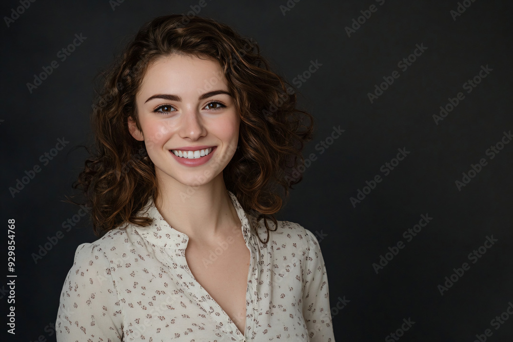 Smiling Woman Portrait.