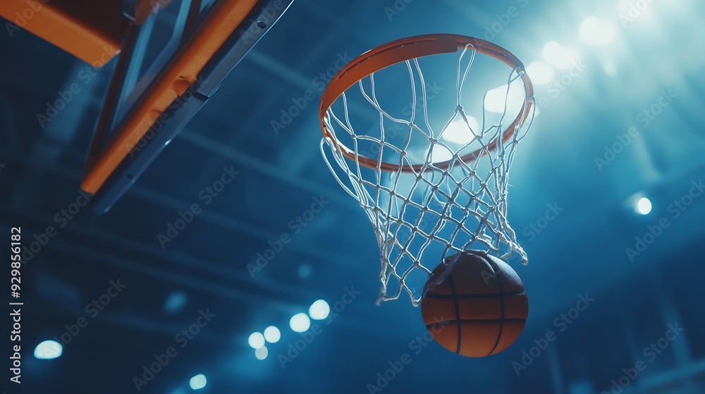 basketball game ball in hoop basketball game ball in hoop