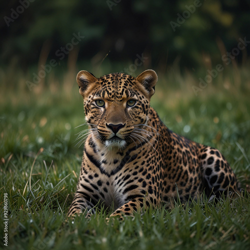 portrait of a leopard