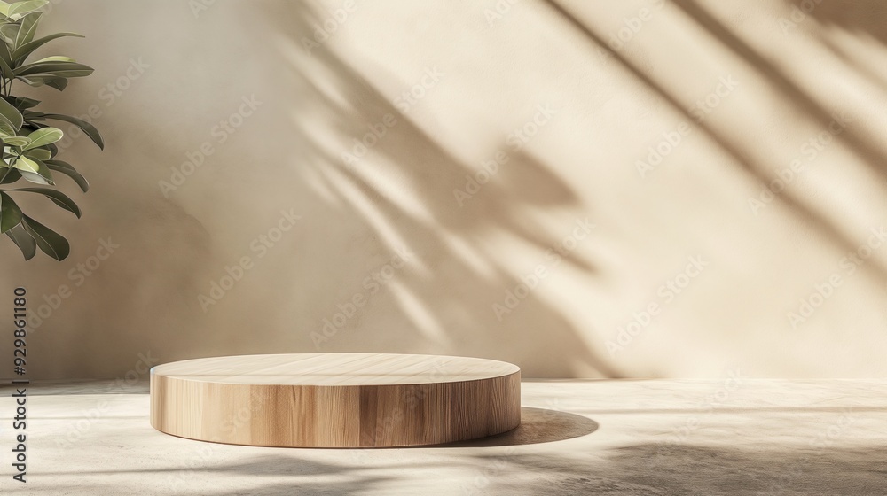Podium, Minimalist Wooden Display Platform Podium, Minimalist Wooden Display Platform