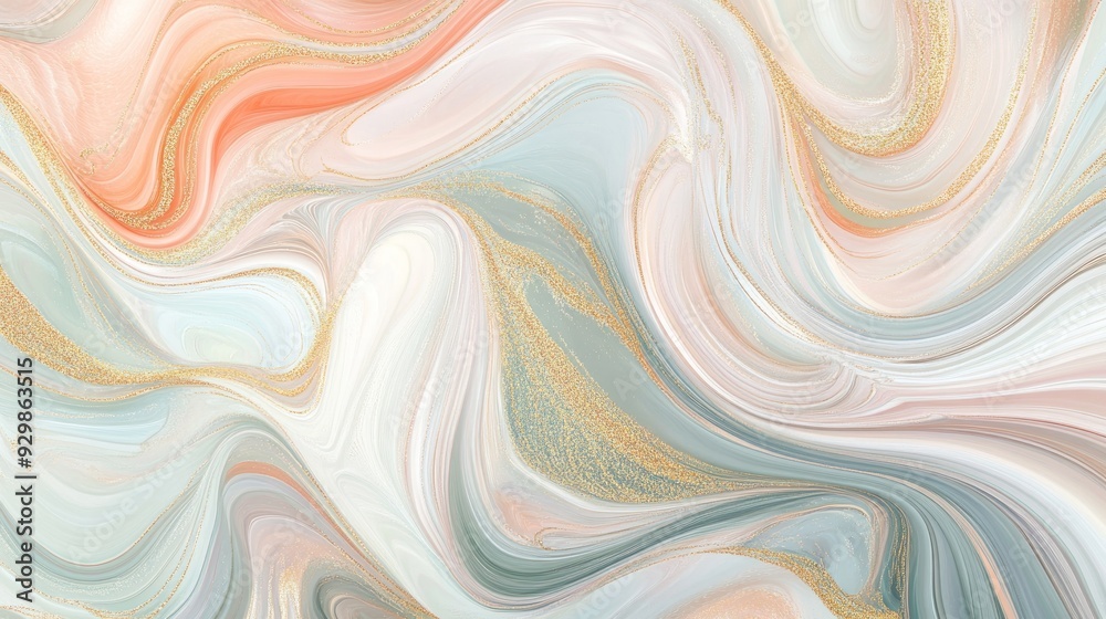 Abstract Marble Texture with Gold Accents Abstract Marble Texture with Gold Accents