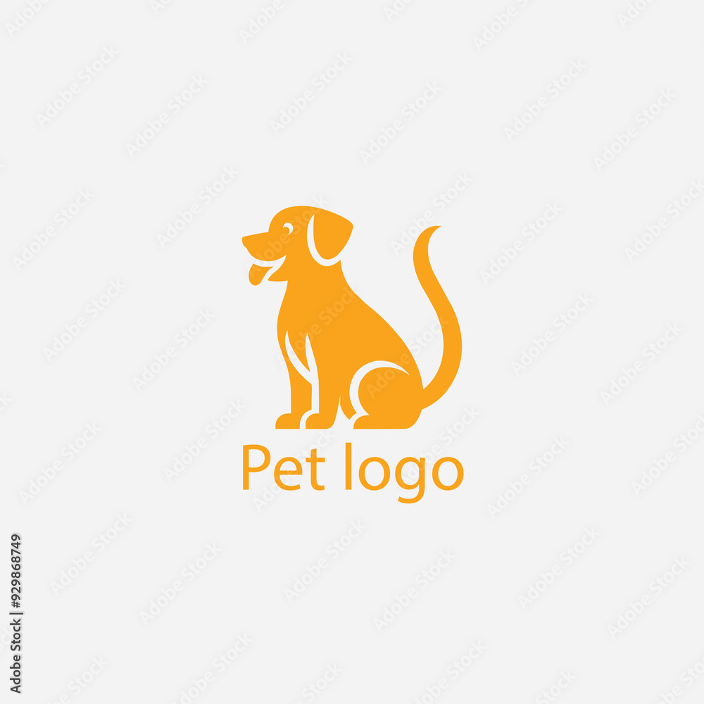 a pet animal logo design concept a pet animal logo design concept