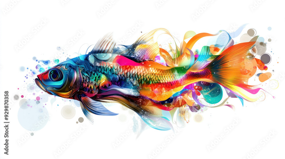 Fototapeta premium A colorful abstract background