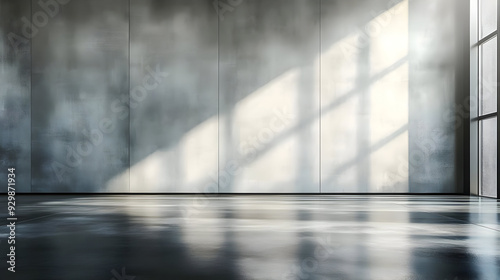 Minimalist interior with co...