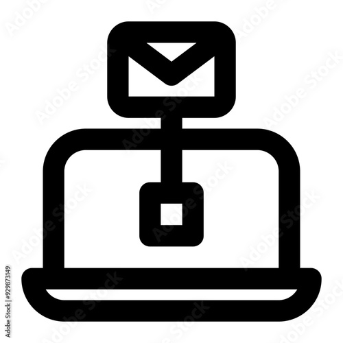 email client, email application, email, email marketing, email management, email reader, email program outline icon