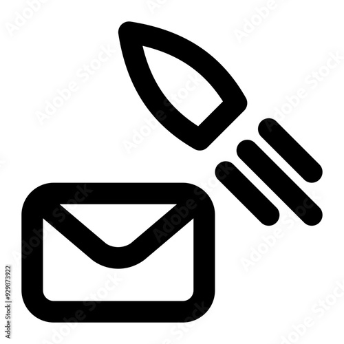 responsive email, responsive, email marketing, emails, performance, fast respon outline icon photo