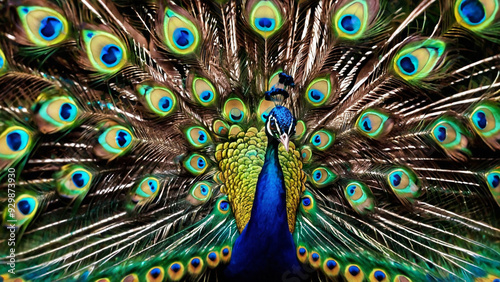 A Natural Peacock in Artistic View