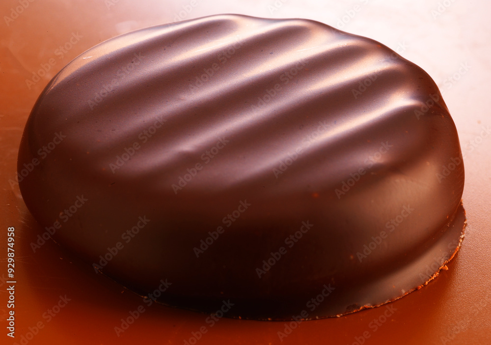 Pfefferminztaler, schokolade, Praline, close up, Zartbitter