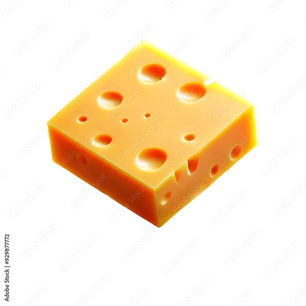 cheese isolated on white