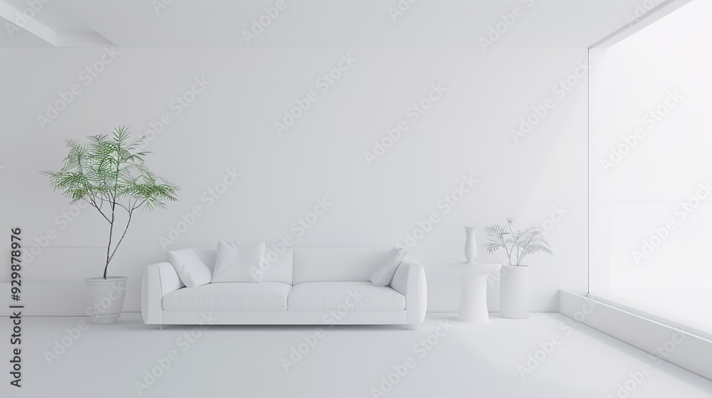 modern home, clean minimalist interior with empty frames on the wall, mockup modern home, clean minimalist interior with empty frames on the wall, mockup