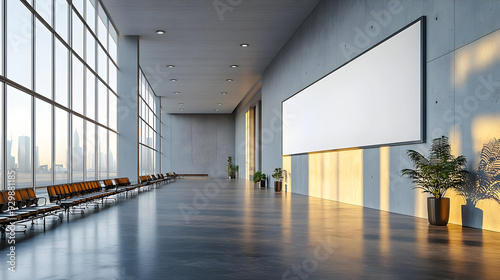Modern interior of a spacio...