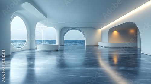 Modern interior space with ...