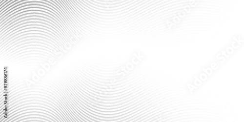 Abstract wavy background. Thin line on white. eps 10