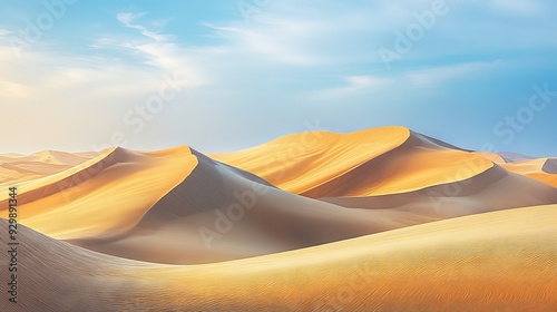 Empty Quarter Desert Dunes at Liwa, Abu Dhabi, United Arab Emirates photo