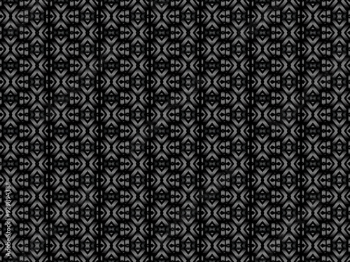 Black metal texture steel background. Perforated metal sheet.