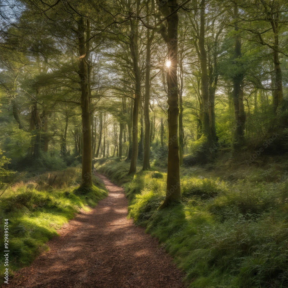 Obraz premium path in the forest