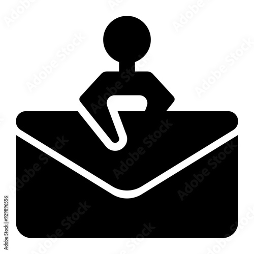 email harvesting, email scraping, email scraper, scrape emails, email extractor solid or glyph icon