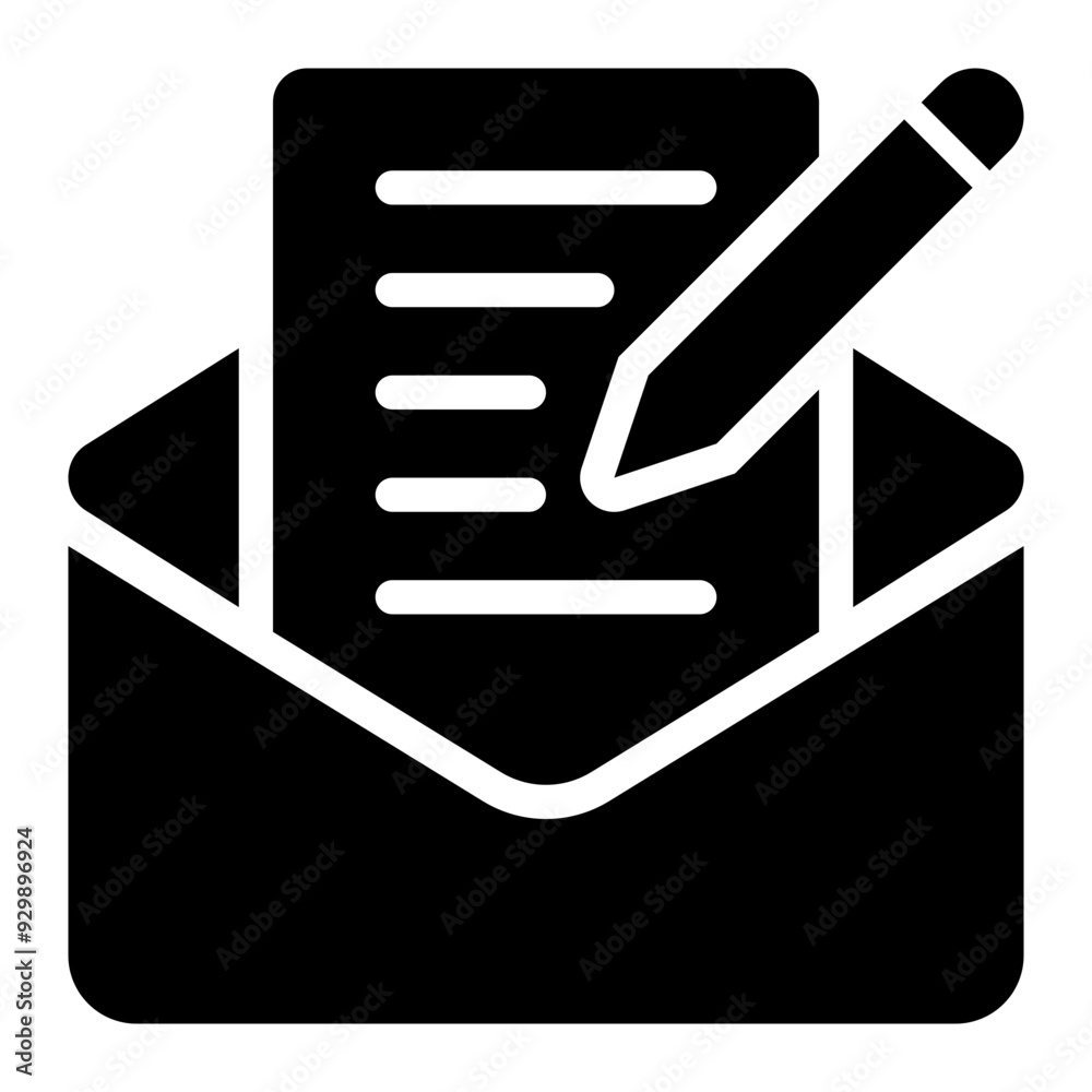 email writing, write email, email write, compose email, content writing, email marketing, copywriting, write mail solid or glyph icon email writing, write email, email write, compose email, content writing, email marketing, copywriting, write mail solid or glyph icon