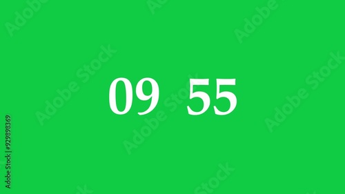 10-Minute Countdown Timer with Green Background