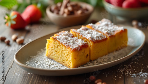 cake on a plate, food photography