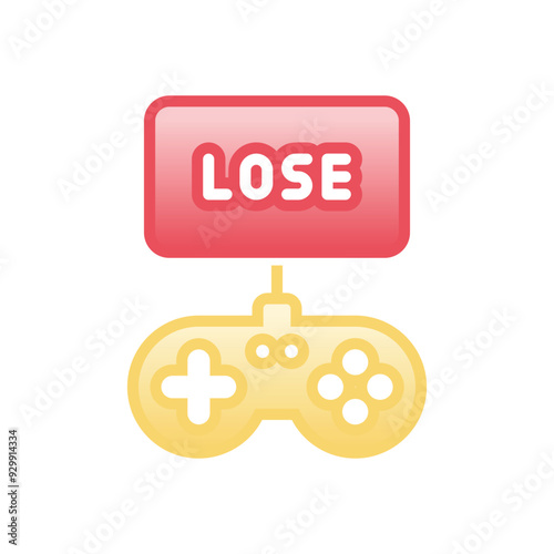 Lose vector icon