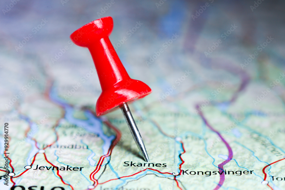 Skarnes, Norway pin on map Skarnes, Norway pin on map