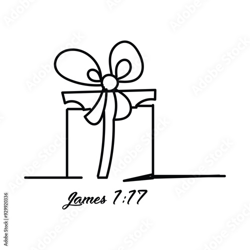 Scripture Illustration for Tattoo design. The message of the Gospel of Jesus Christ. Bible lesson for kids.