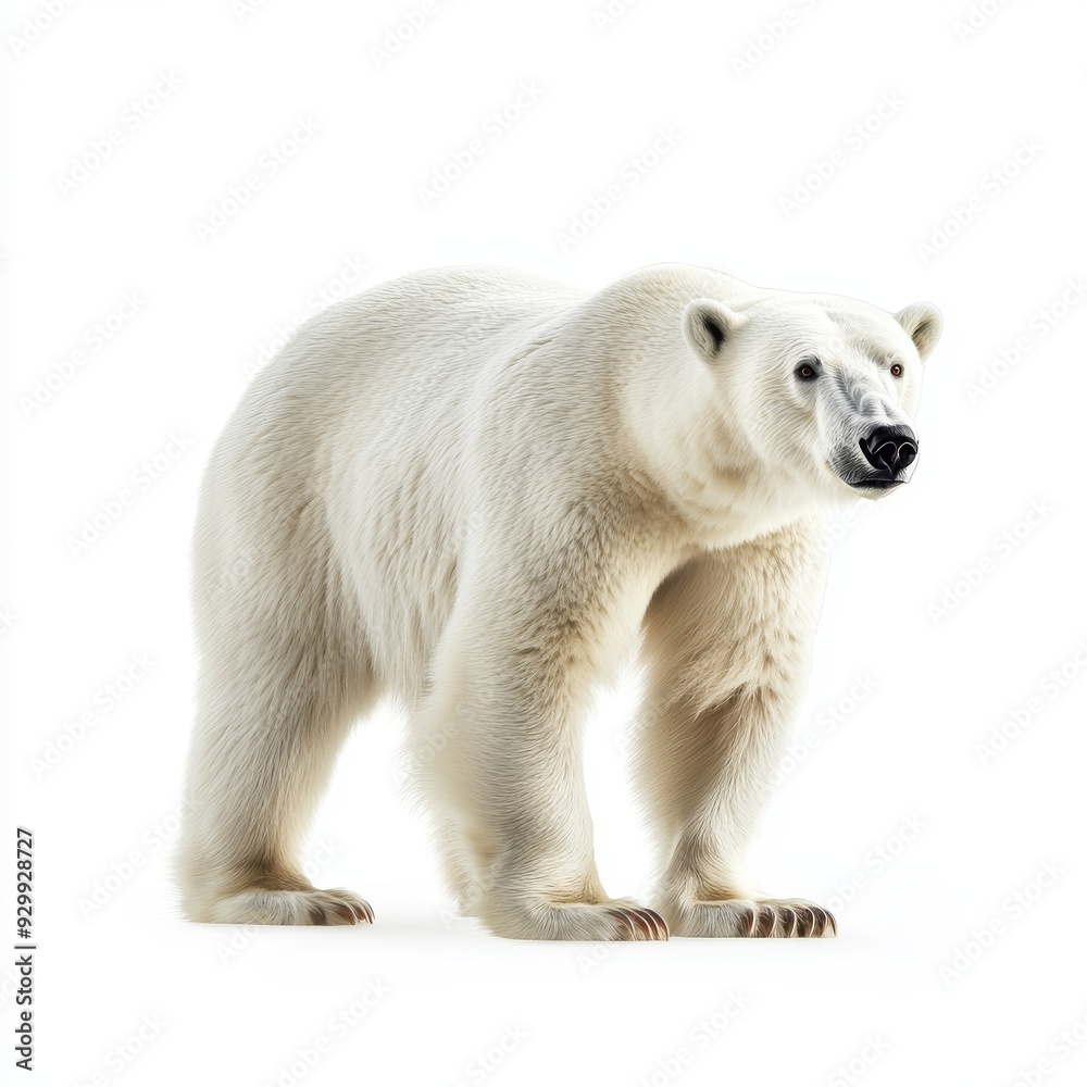 Isolated polar bear on transparent background Isolated polar bear on transparent background