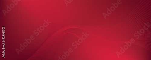 Abstract red background with lines