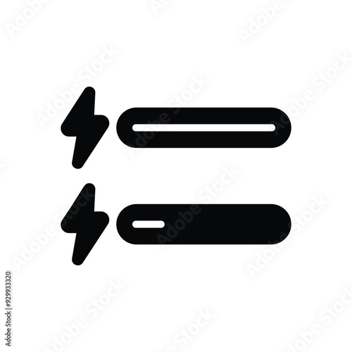 Energy Bar vector icon