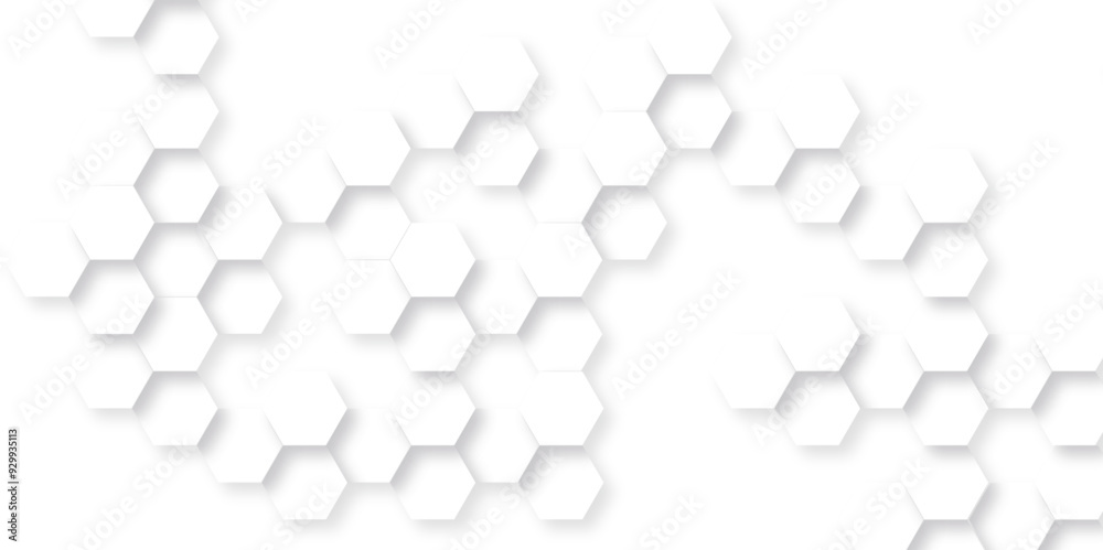 Abstract white background with hexagonal shapes and Surface polygonal pattern with glowing hexagons mosaic background. hexagon concept design abstract technology background. Abstract white background with hexagonal shapes and Surface polygonal pattern with glowing hexagons mosaic background. hexagon concept design abstract technology background.