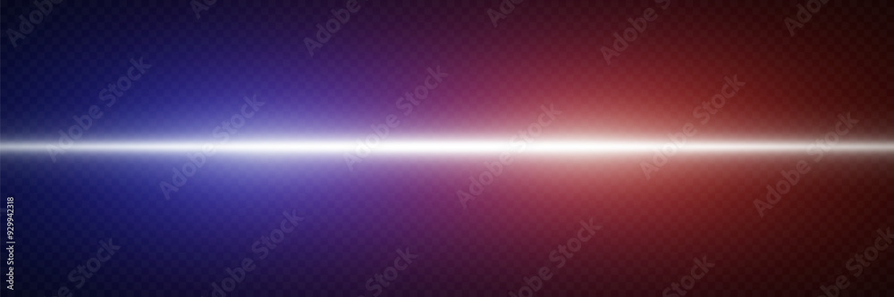 Glowing flash of light. The effect of a high-speed police line. Laser beam of light. Glowing flash of light. The effect of a high-speed police line. Laser beam of light.