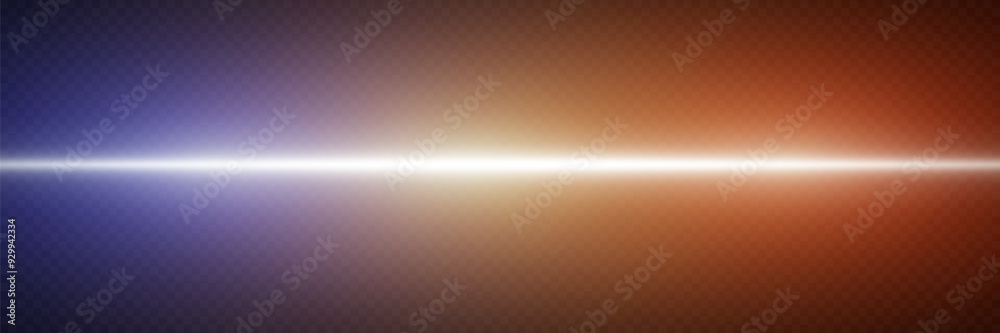 Glowing flash of light. The effect of a high-speed police line. Laser beam of light. Glowing flash of light. The effect of a high-speed police line. Laser beam of light.